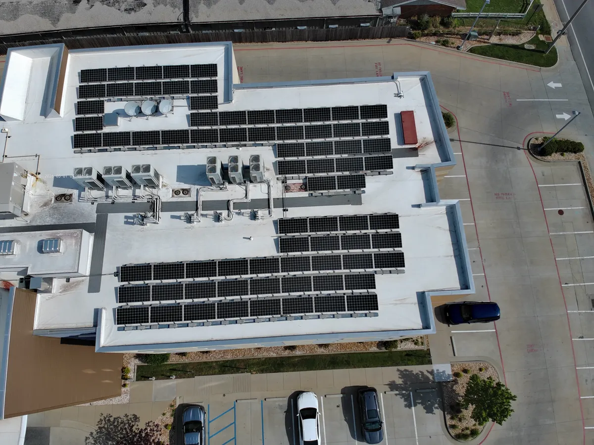Rooftop solar service project